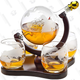 Godinger Globe Whiskey Decanter Set | $42 via 6GEHT6Y3 | Amazon